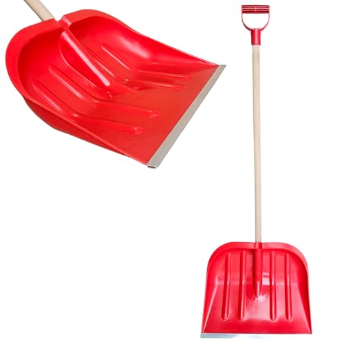 MiG-met - Pelle à main - Pelle pliante - Pelle - Pelle à neige - 47.5x131cm - Très durable, en plastique COPO-PP de haute qualité - Pelle - Profil en aluminium sur le bord de la pelle