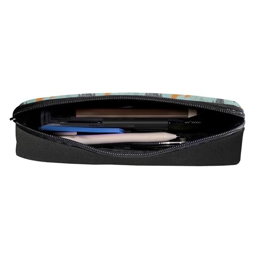 Image of Japanese Koi Carp Pencil Case for Men Women,Large Capacity Pencil Box for Boys Girls,Pencil Case Pouch with Zipper for School Work Travel