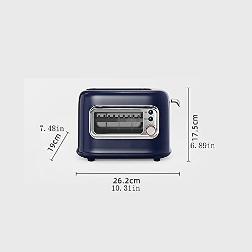 Xu Yuan Jia-Shop Toaster Toaster 2 Slice-Toaster 5 Arten von Getriebekontrolle, Waffeln, Kleiner Retro-gleichmäßig… – Bild 3