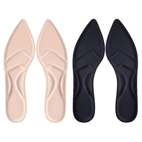 Beaupretty 2 pares de plantillas para tacones altos tamaño 34-39 miniatura 1