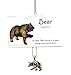Smiling Wisdom - Totem Spirit Animal Necklaces for Girls or Boys - Matching Animal Card (Bear Shark Wolf Turtle Dragon)