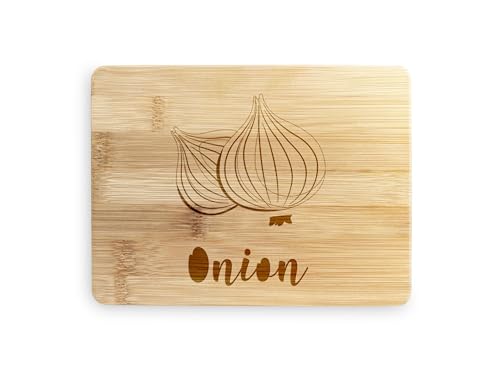 Onion Cutting Board, Onion Gifts, Gifts For Onion Lover, Bamboo Cutting Board, Housewarming Gift Idea, Anniversary, Birthday, Christmas Gift idea (Small (8