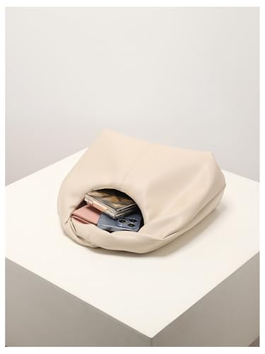 Image of Verdusa Women's Ruched Boho Mini Handbag Clutch Purse Dumpling Pouch Bag