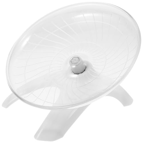 HANABASS Innovative Silent Exercise Wheel for Hamsters Squirrels and Small Animals Pet Toy Supply