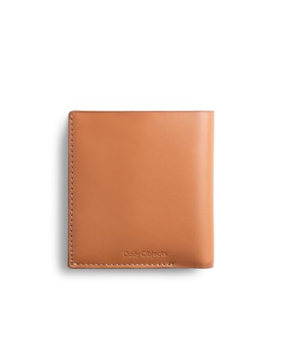 Image of DailyObjects Tan Even Bi-Fold Wallet | Men | Premium Design | Full-Grain Leather | Gents Wallet Branded | Handcrafted | Guys | Card Holder | Dedicated Sleeve | Flap Pocket