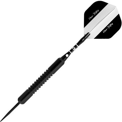Elkadart unisex adult Elkadart One Fifty Steel Tip Darts with Storage Travel Case 22 Grams, Black, 22g US - image 3