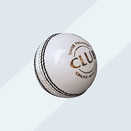 Image of White Club Cricket Leather Ball Pack of 1ball