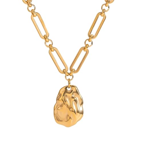 Collier pendentif ovale pour femme idéal avec un décolleté