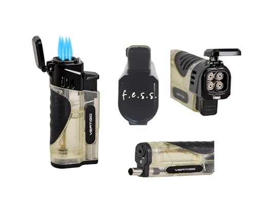Encendedor F.e.s.s Stinger Quad Torch Transparente miniatura 3