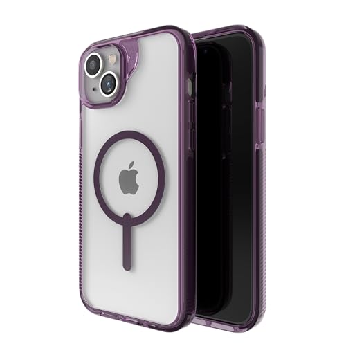 Image of ZAGG Santa Cruz Snap iPhone 15 Plus / 14 Plus Case - MagSafe Phone Case, Drop Protection (13ft /4m), Durable Graphene, Anti-Yellowing, and Scratch-Resistant Phone Case, Purple