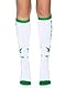 LEG AVENUE Women’s Plant Based Knee Highs Costume Hosiery, Weiß Grün, One Size