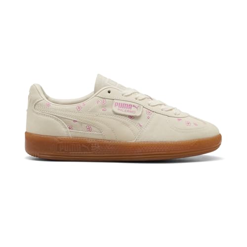 PUMA Womens Palermo Cherry Blossom Ii Lace Up Sneakers Shoes Casual - White - Size 8.5 M