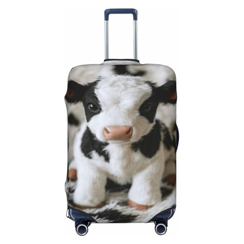 Cute Cow Suitcase Cover Fashion Luggage Covers Anti-Scratch Elastic Lightweight Protector For Travel Outdoor X-Large