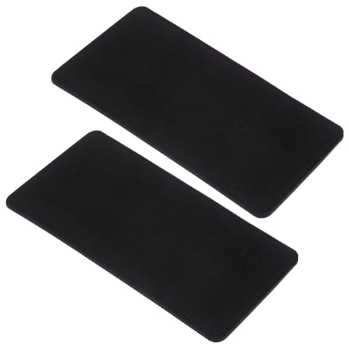 PH PandaHall 2pcs Felt Bag Base Shaper, 14.4x6.5'' Black Purse Organizer Inserts Rectangle Purse Bottom Insert Bag Bottom Flat Base Liner Board for Handbag Leather Backpack Tote Bags Travel Bags
