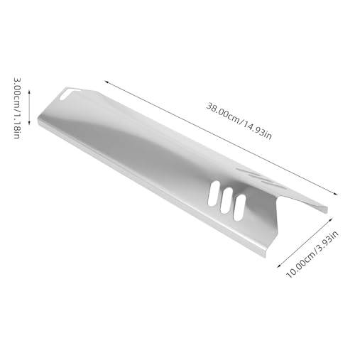 4 Placas Calefactoras de Acero Inoxidable para Barbacoa de Gas y Camping 3