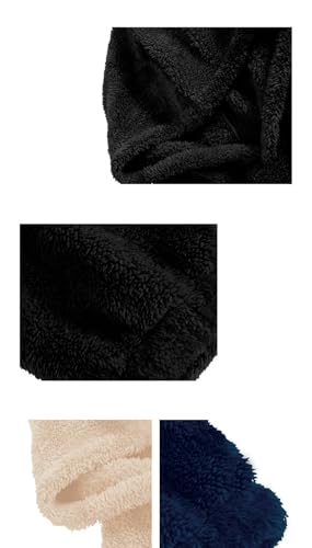 Men's Fuzzy Pullover Letter Graphic Printed Hoodie Embroidery Sweatshirts with Kangaroo Pocket4