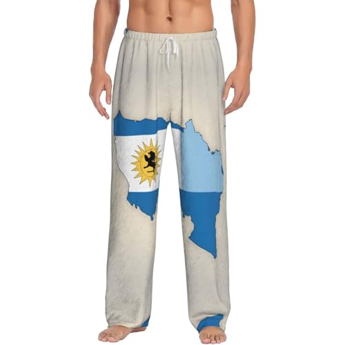 Pantalon de pyjama homme Uruguay Map01 : le cadeau idéal pour se détendre