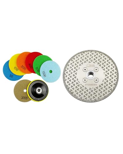 SHDIATOOL disque diamant lot de 7 pièces pour coupe et meulage