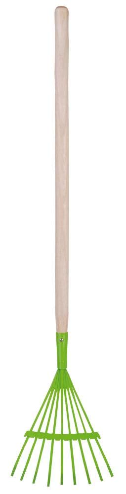 Esschert KG101 Fallen Fruits Children Lawn Rake - Green