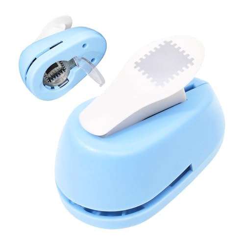 Perforadora de estampilla, perforadora de álbumes de recortes, accesorios de scrapbooking cuadrados, manuales versátiles, para tarjetas fotográficas, sobres, letras de cumpleaños, Halloween