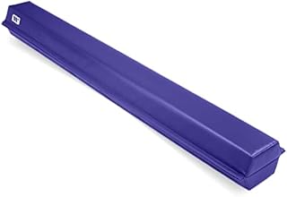 We Sell Mats 9 ft Folding Foam Balance Beam Bar, Portable Gymnastics Equipment for Gymnast, Children or Cheerleaders, Purple