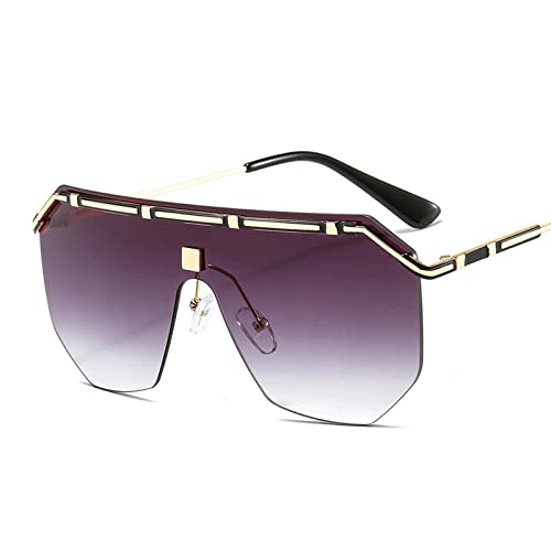Sunglasses men shades métal grand cadre tendance été