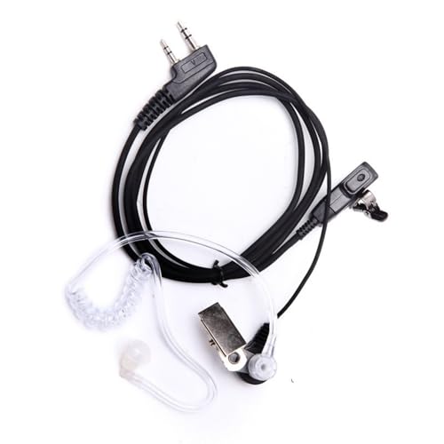 1/3/5PCS Covert Air TubeヘッドセットBF-888Sのマイク付きトーキーズ交換イヤホン2つのラジオ