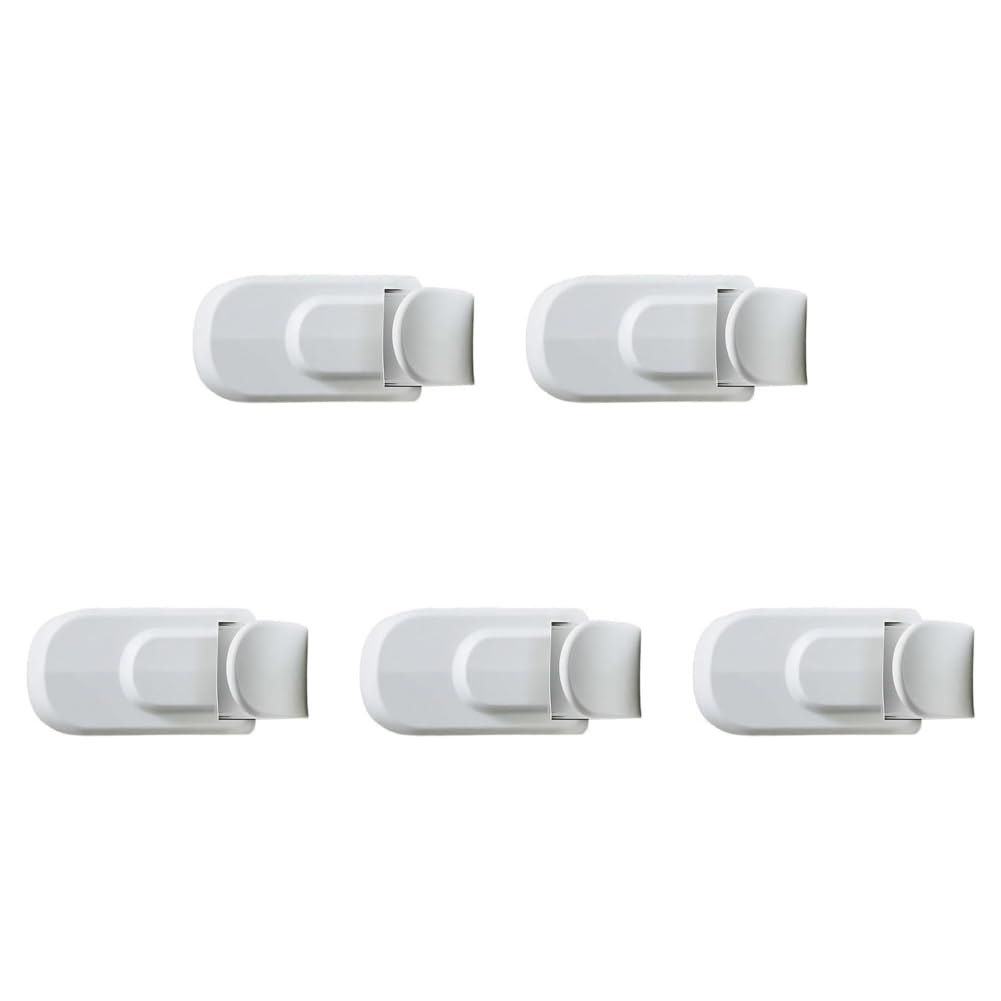 5 Pack Door Lever Safety Lock, Door Locks for Children, Snap-On Doors Lock Required Child Proof Doors Latch for Protecting Toddlers Cats Dogs, Easy Install, No Tools Or Adhesives