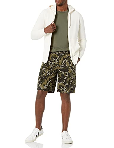 Image of Amazon Essentials Men's 10 inch Classic-Fit Cotton Twill Cargo Shorts with Multiple Pockets, Zip Fly, Button Waist (Available in Big & Tall)
