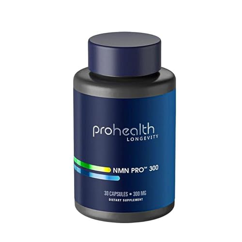 ProHealth NMN Pro 300 NMN Supplement (β-Nicotinamide Mononucleotide) 30 Capsules NAD Support Supplement Made in Canada