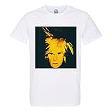 Photo Gallery french unicorn t-shirt uomo girocollo cotone biologico andy warhol autoritratto pop art 1986 artista, bianco, m Photo Gallery french unicorn t-shirt uomo girocollo cotone biologico andy warhol autoritratto pop art 1986 artista, bianco, m