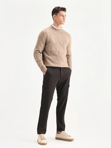 Image of Rare Rabbit Regular fit Plain Trouser