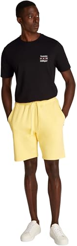 Tommy Hilfiger Herren T-Shirt Kurzarm Stack Tee mit Rundhalsausschnitt, Schwarz (Black), S – Ansicht 6