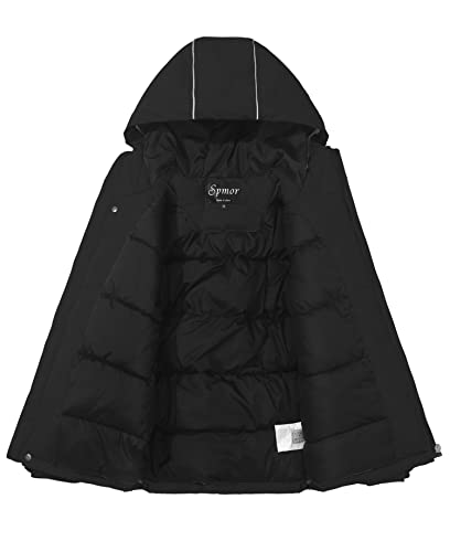 Image of Boys Girls Waterproof Ski Jacket Hooded Snowboard Coat Windproof Winter Snow Outwear