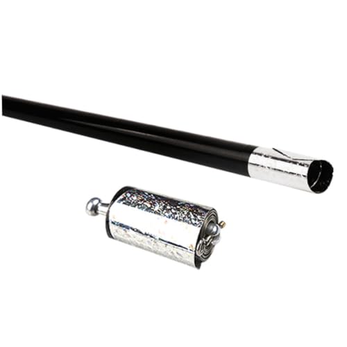 Monetais Bastón con Apariencia de Metal, Accesorio para Truco,