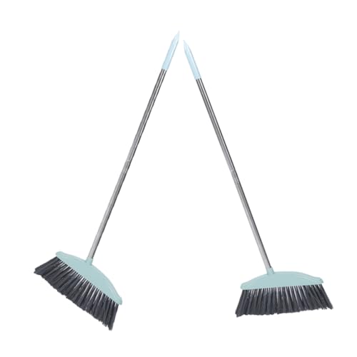 ULDIGI Portable House Cleaning Broom Large Broom Thick Broom Handle Stiff Bristles