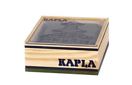 Kapla 6 x 40 Steine Farbsteine in Holbox sortiert
