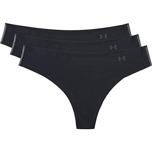 Image of Under Armour Women's UA Pure Stretch Thong 3-Pack XS Black