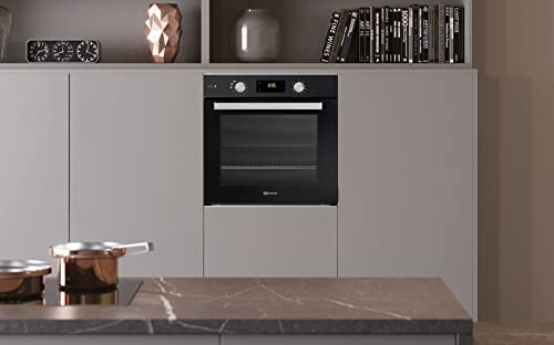 Foto von Bauknecht BAK5S KP8V2 BLG Einbau-Backofen mit Pyrolyse und Dampffunktion (71l) /Heißluftbackofen mit 11 Funktionen/Gentle Steam/PowerHeißluft/Multi-Level-Kochen, Schwarz, Schwarzglas