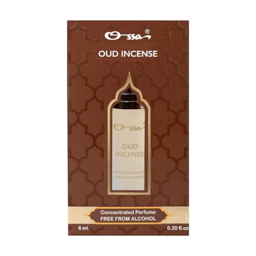 Image of Ossa Oud Incense Concentrated Perfume 6ml | Alcohol Free Roll On Attar For Men And Women | Premium Long Lasting Unisex Fragrance With Rich Woody & Amber Notes | Elegant Scent For All-Day Wear