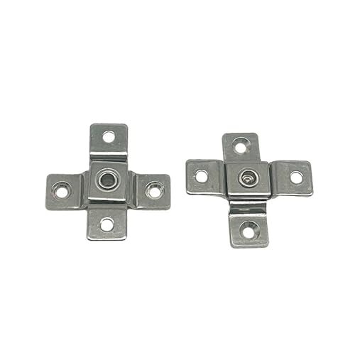 Charnière dynamométrique inox écran orientable et trappe de meuble - 6