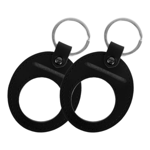Llavero funda para monedas negro para organizar el cambio en el coche y la compra