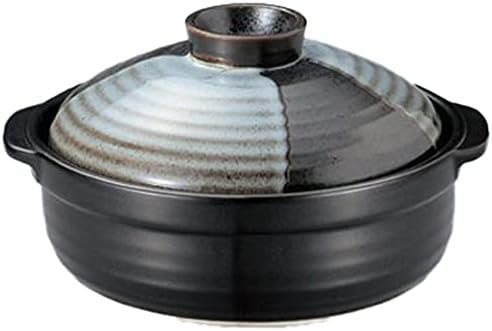 Set of 5, Mino Yakisumi 6 Pot, 8.9 x R7.7 x 4.2 inches (22.5 x 19.5 x 10.7 cm), Direct Fire, Heat Resistant, Reinforced Japanese Tableware, Sake Dishes, Ryokan, Commercial Use
