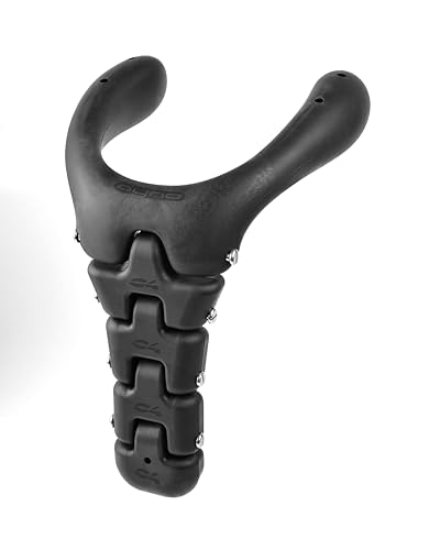 C4 Collare Dyno Da 4 Kg Per Apnea Modulabile Rosso O Nero E Segmenti Aggiuntivi Da 280 Grammi (Dyno Nero 4 Kg)