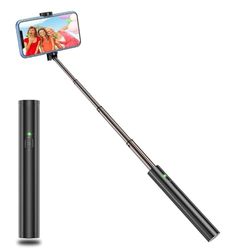 Selfie Stick Compatible with Motorola Moto G/G Play (2026) - Wireless Lightweight Aluminum Remote Shutter Self-Portrait Extendable