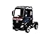 Produktbild FINOOS Kinder Elektroauto Mercedes Actros Truck LKW - Lizenz - 4 x 45Watt Motor - Allrad 6 Km/h - 2,4 Ghz Fernbedienung - 2 x 12V 7Ah - LED Leuchten - Kinderauto (Schwarz)