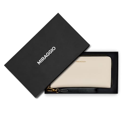 Image of Miraggio Harlow Zip Around Wallet For Woman | 3 Compartment Women Wallet | Gift Items For Women