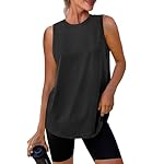 Womens Workout Tank Tops Lightweight Sleeveless Shirts for Women Loose Fit Tops for Athletic Running Tennis Yoga