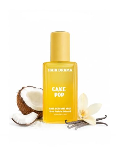Image of Hair Drama Co. Hair & Body Mist Fragrance Gift Sets for Women | Perfume Gift Set | Scented Soy Wax Candles | Hair Accessory Claw Clips Set | Festive Hamper for Decor | Gift for Her (Cake Pop Mist)