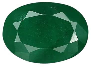 TDV Gemstone 6.20 Carat 6.70 Ratti High Standard Emerald/Panan Gemstone More Precious Brazil Collection for Men and Women Certified by Authority Lab